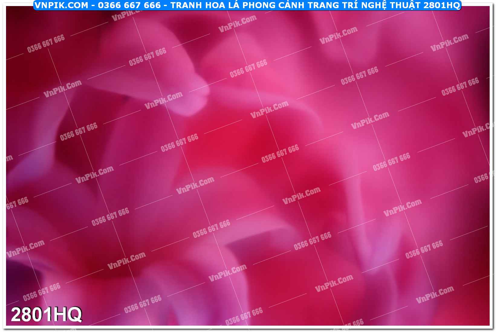 Tranh hoa lá phong cảnh trang trí nghệ thuật 2801HQ