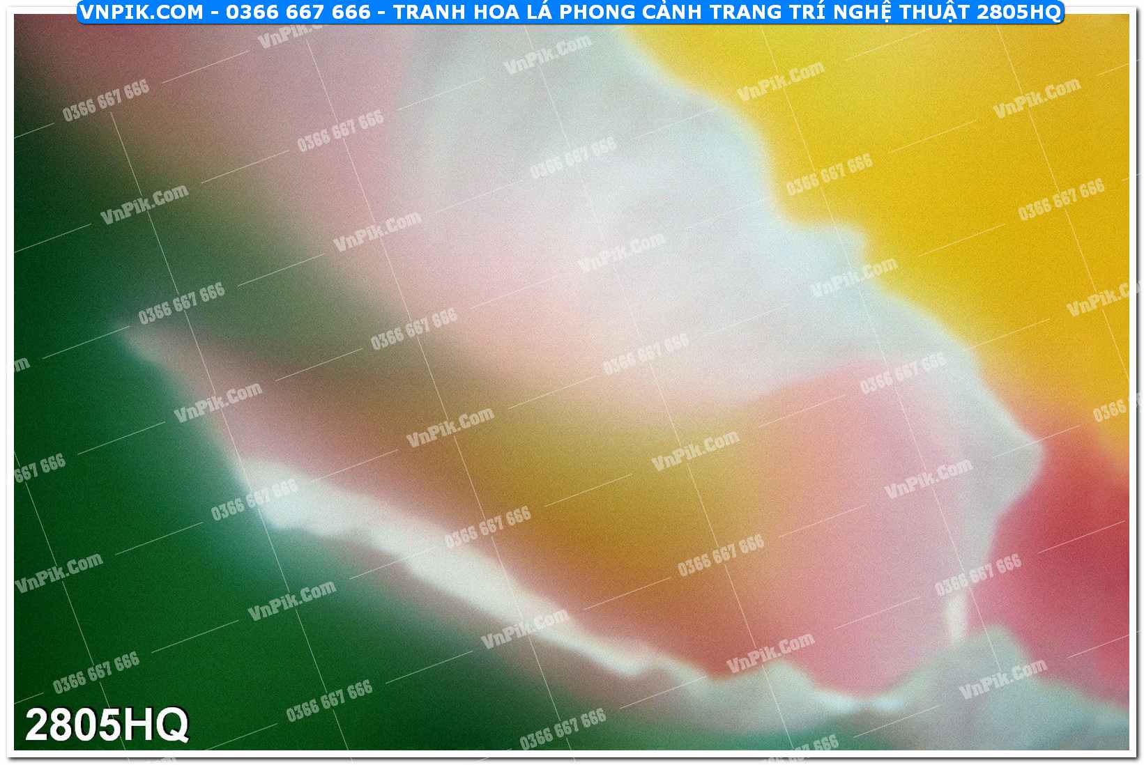 Tranh hoa lá phong cảnh trang trí nghệ thuật 2805HQ