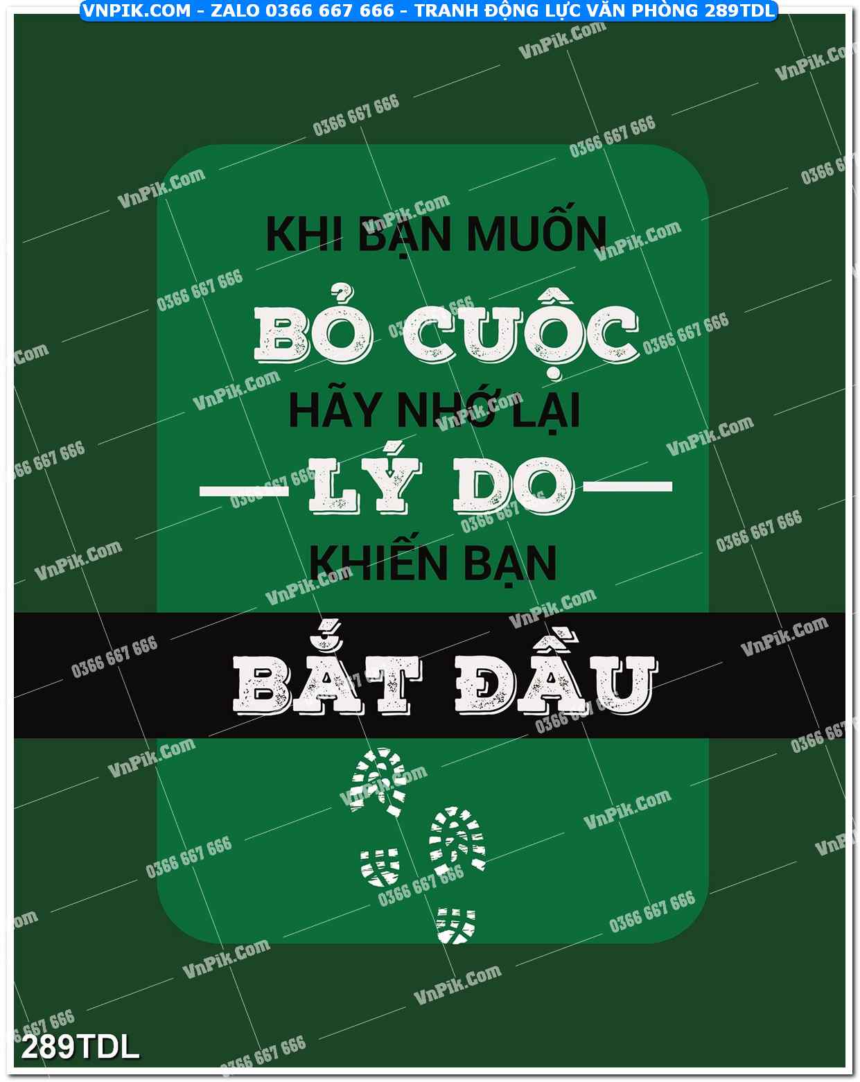 Tranh động lực văn phòng 289TDL