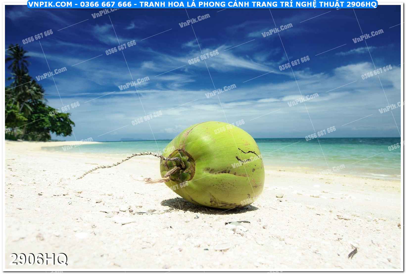 Tranh hoa lá phong cảnh trang trí nghệ thuật 2906HQ