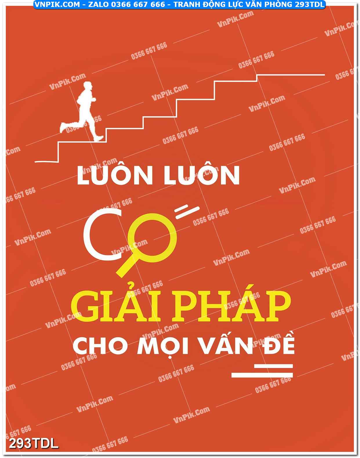 Tranh động lực văn phòng 293TDL