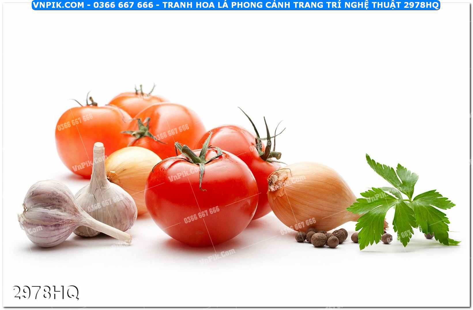 Tranh hoa lá phong cảnh trang trí nghệ thuật 2978HQ