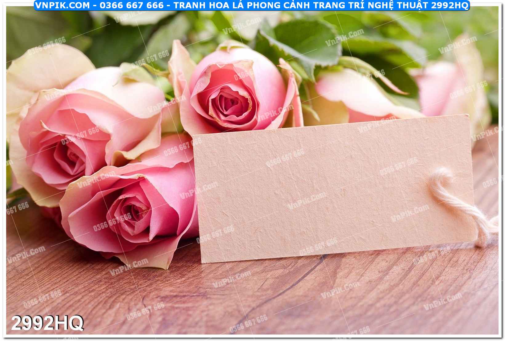 Tranh hoa lá phong cảnh trang trí nghệ thuật 2992HQ