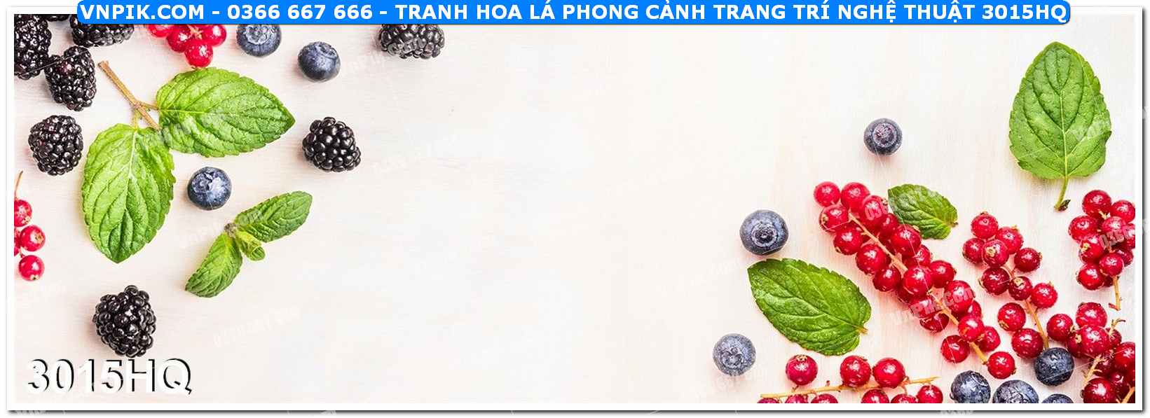 Tranh hoa lá phong cảnh trang trí nghệ thuật 3015HQ