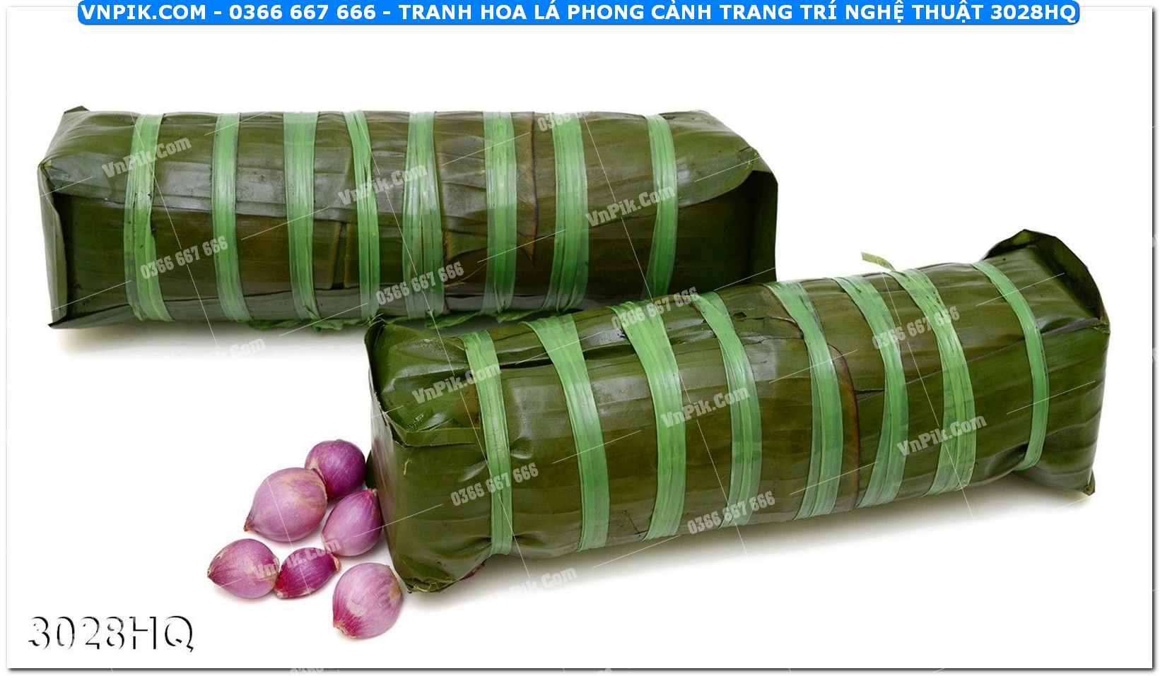 Tranh hoa lá phong cảnh trang trí nghệ thuật 3028HQ