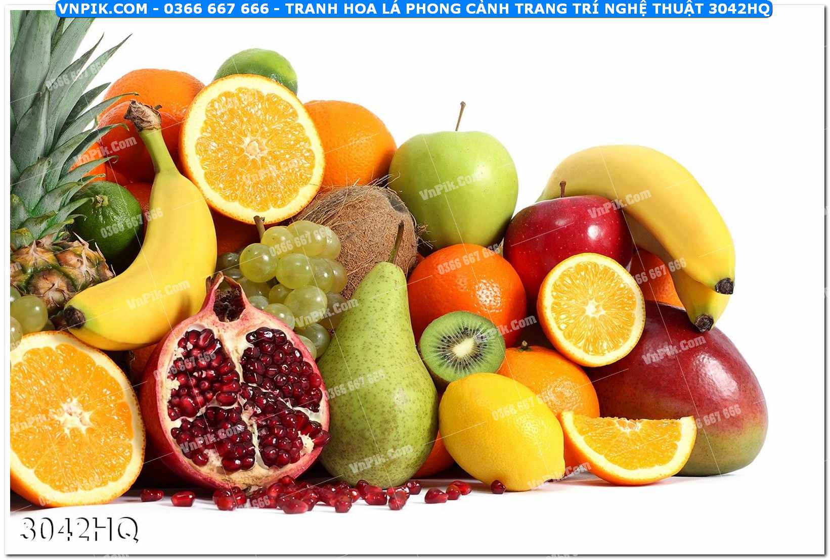 Tranh hoa lá phong cảnh trang trí nghệ thuật 3042HQ