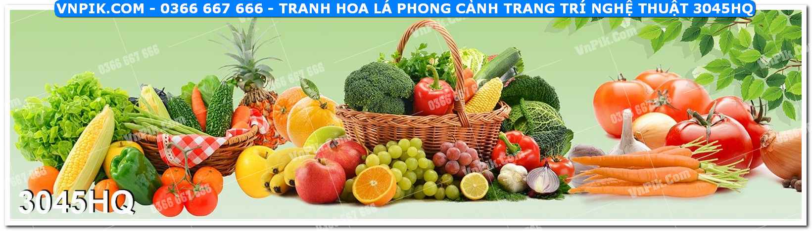 Tranh hoa lá phong cảnh trang trí nghệ thuật 3045HQ