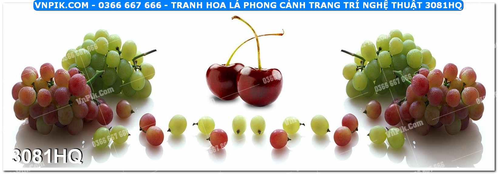 Tranh hoa lá phong cảnh trang trí nghệ thuật 3081HQ