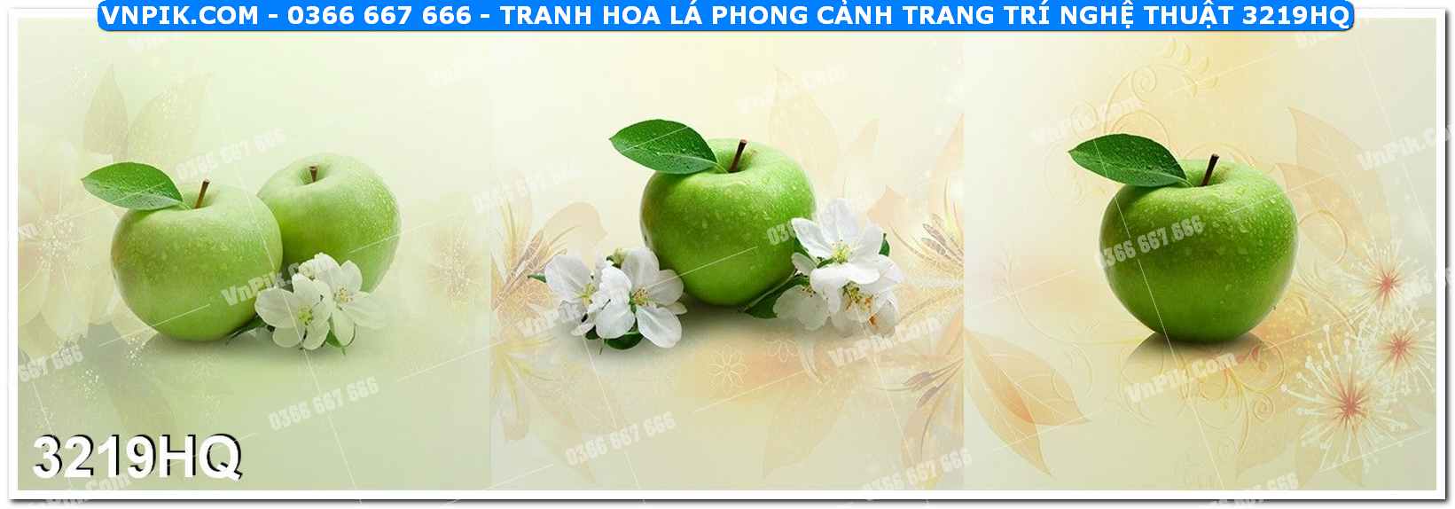 Tranh hoa lá phong cảnh trang trí nghệ thuật 3219HQ