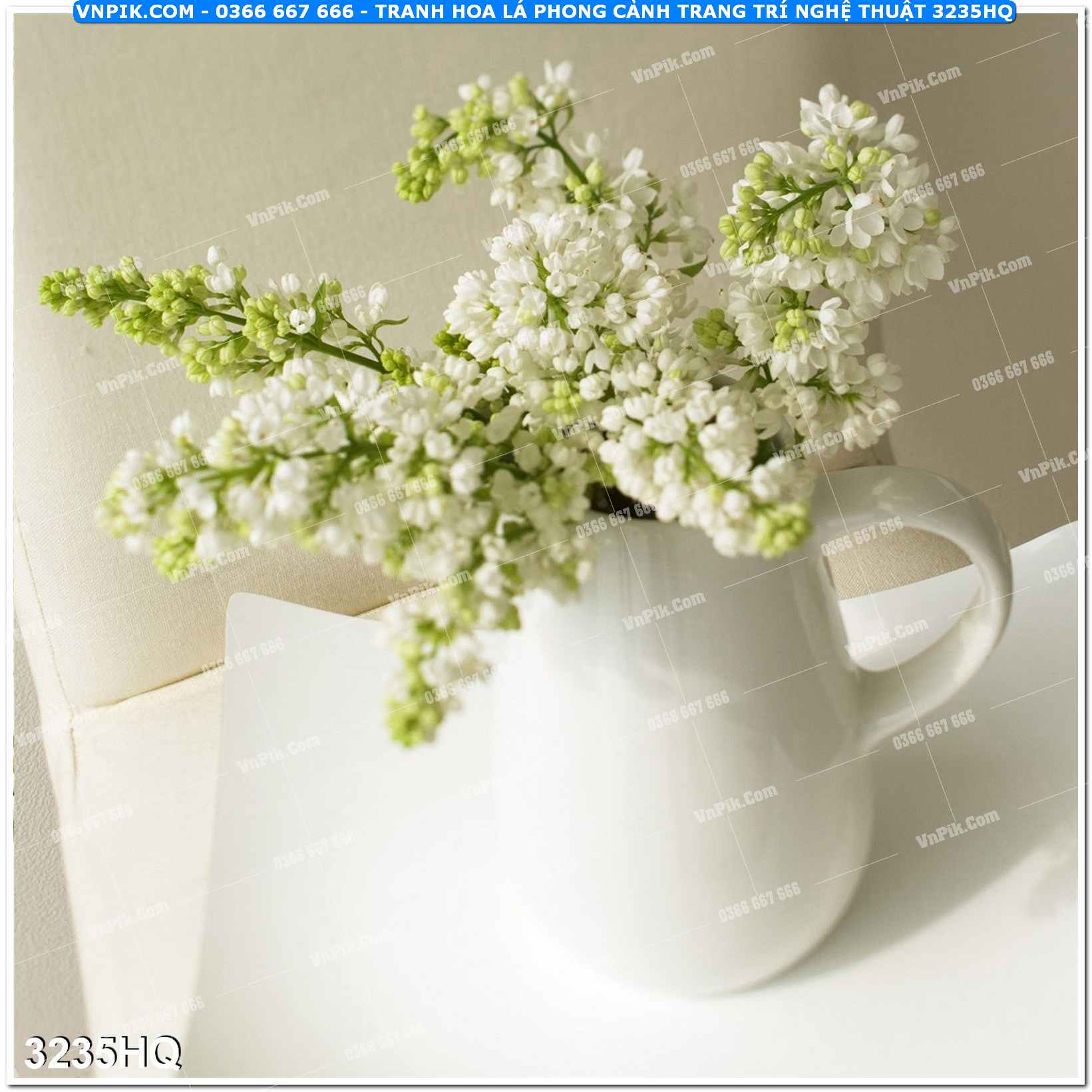 Tranh hoa lá phong cảnh trang trí nghệ thuật 3235HQ