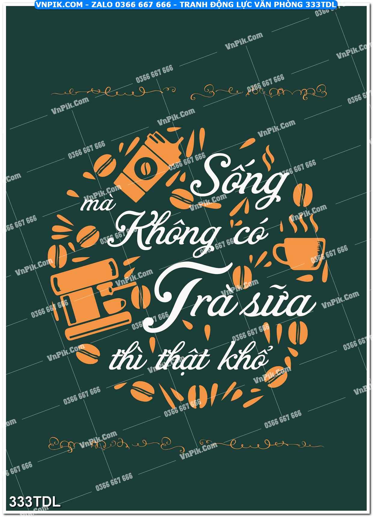 Tranh động lực văn phòng 333TDL