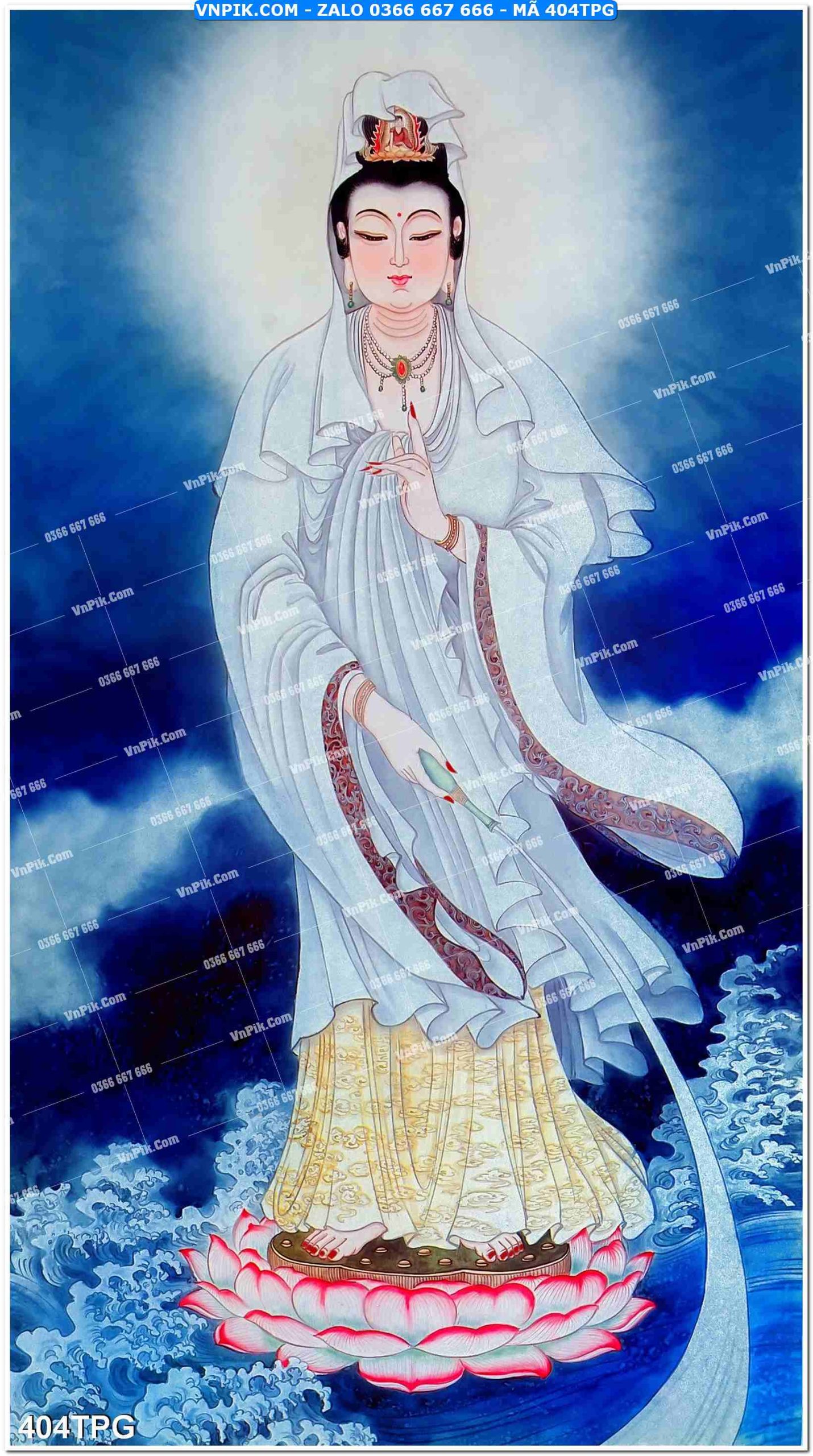 Tranh Phật Giáo Treo Tường – Tranh Bồ Tát Mã File 404TPG