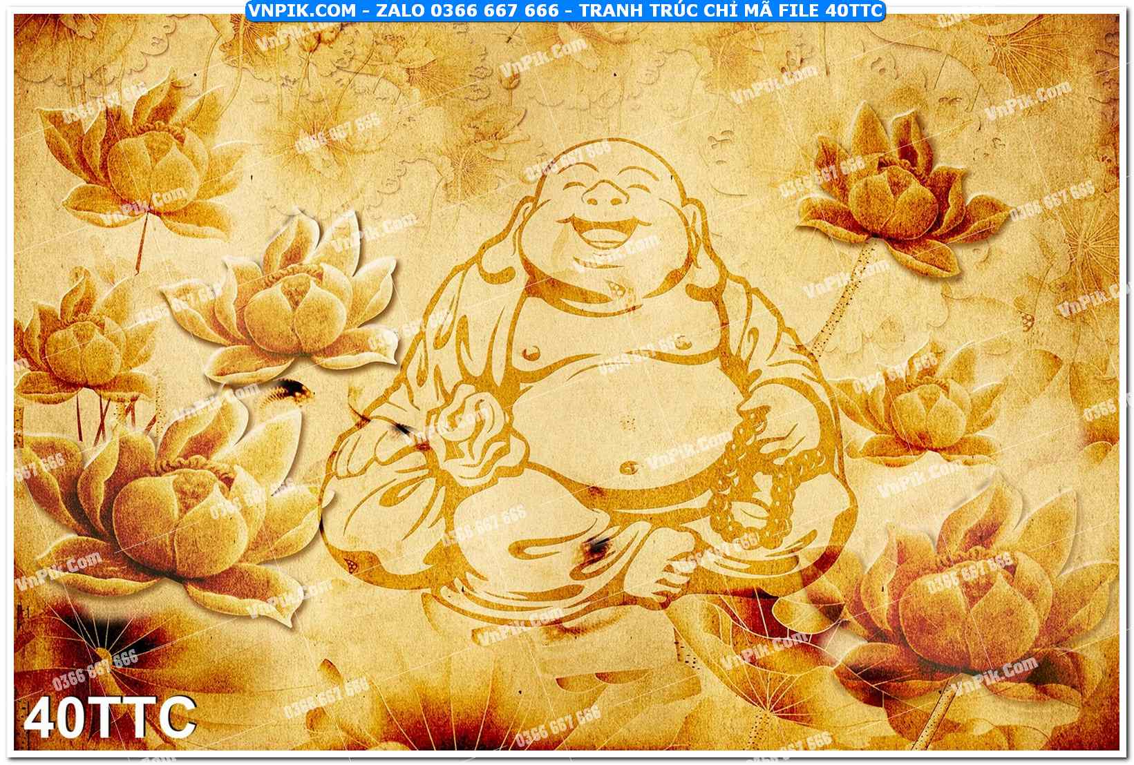 Tranh trúc chỉ – tranh trang trí bàn thờ 40TTC