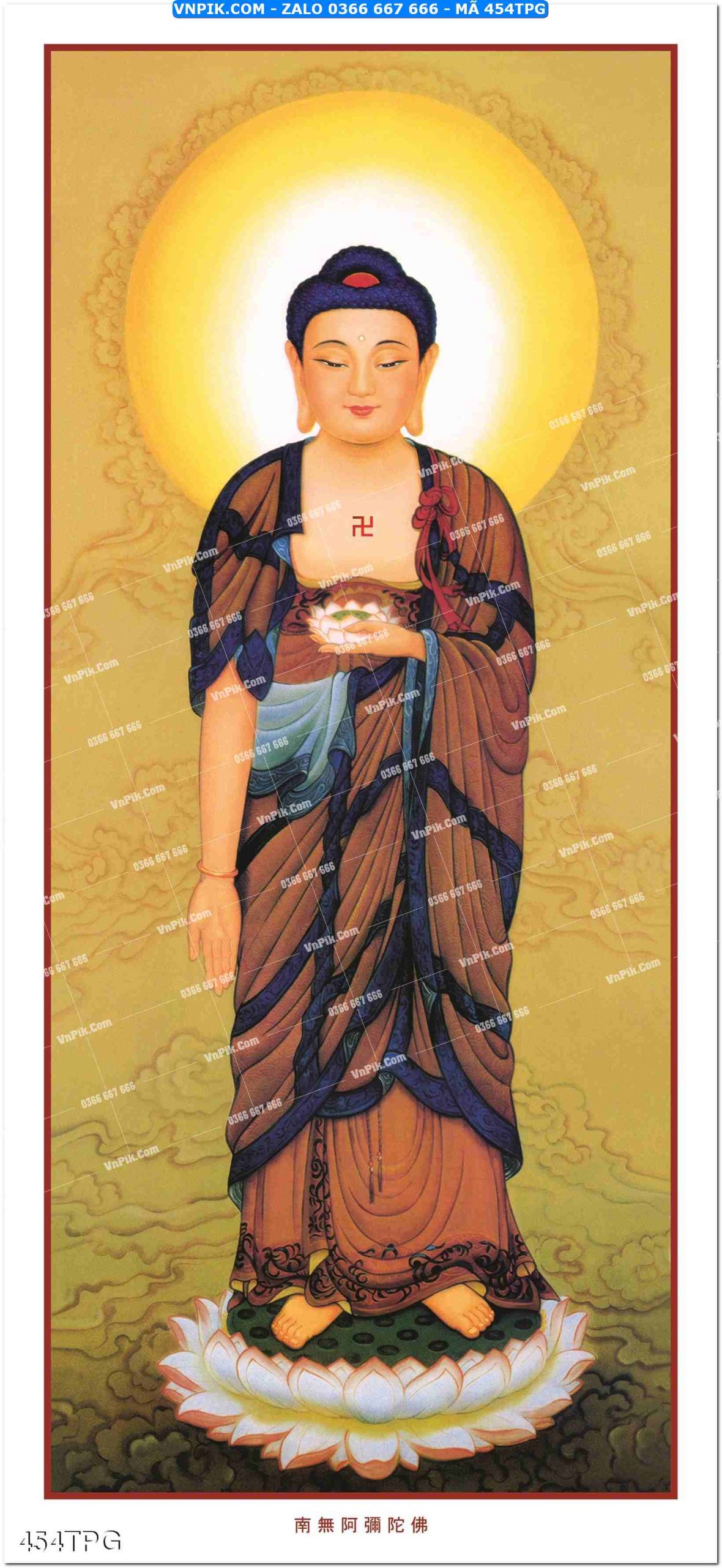 Tranh Phật Giáo Treo Tường – Tranh Bồ Tát Mã File 454TPG