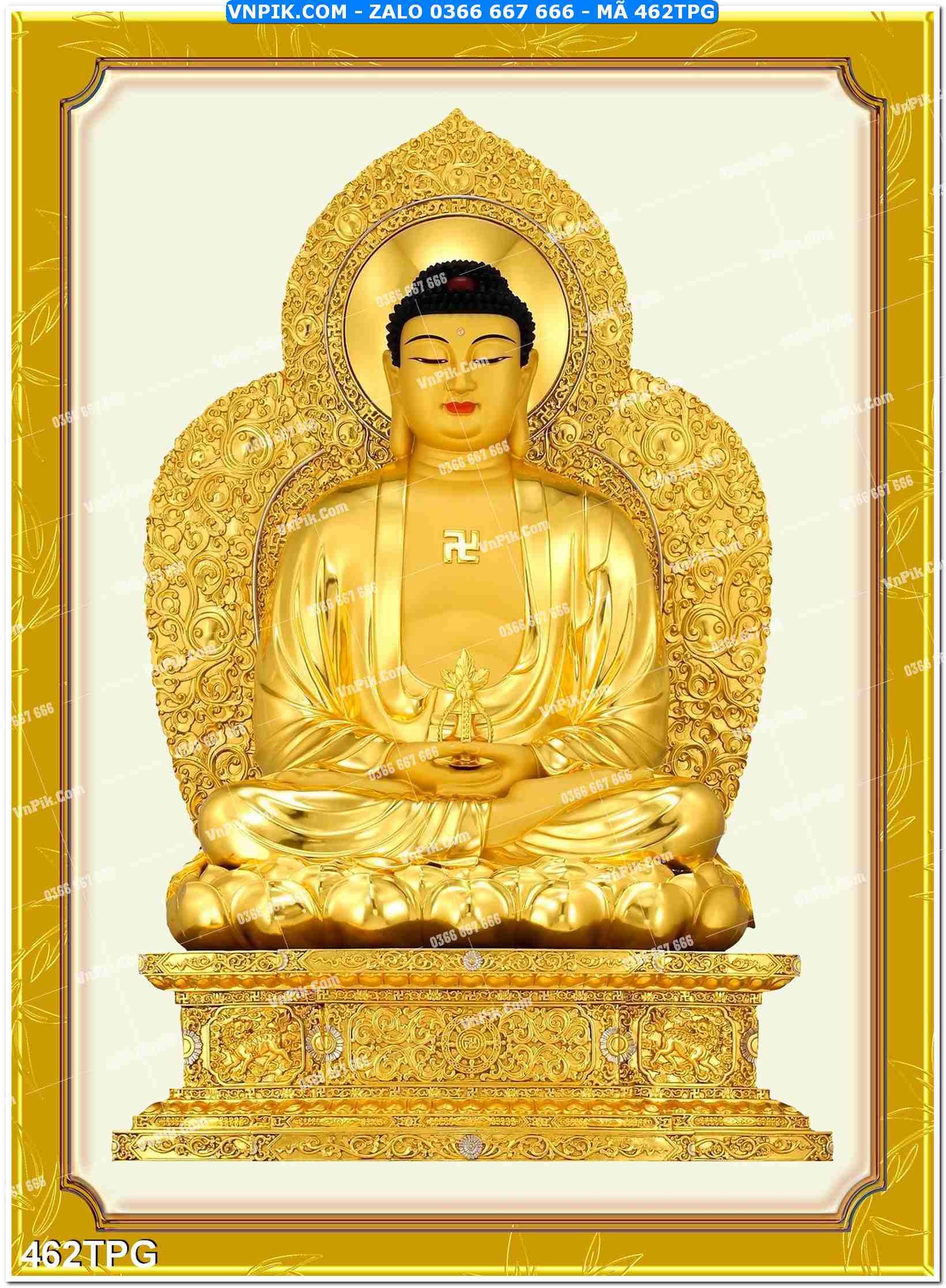 Tranh Phật Giáo Treo Tường – Tranh Bồ Tát Mã File 462TPG