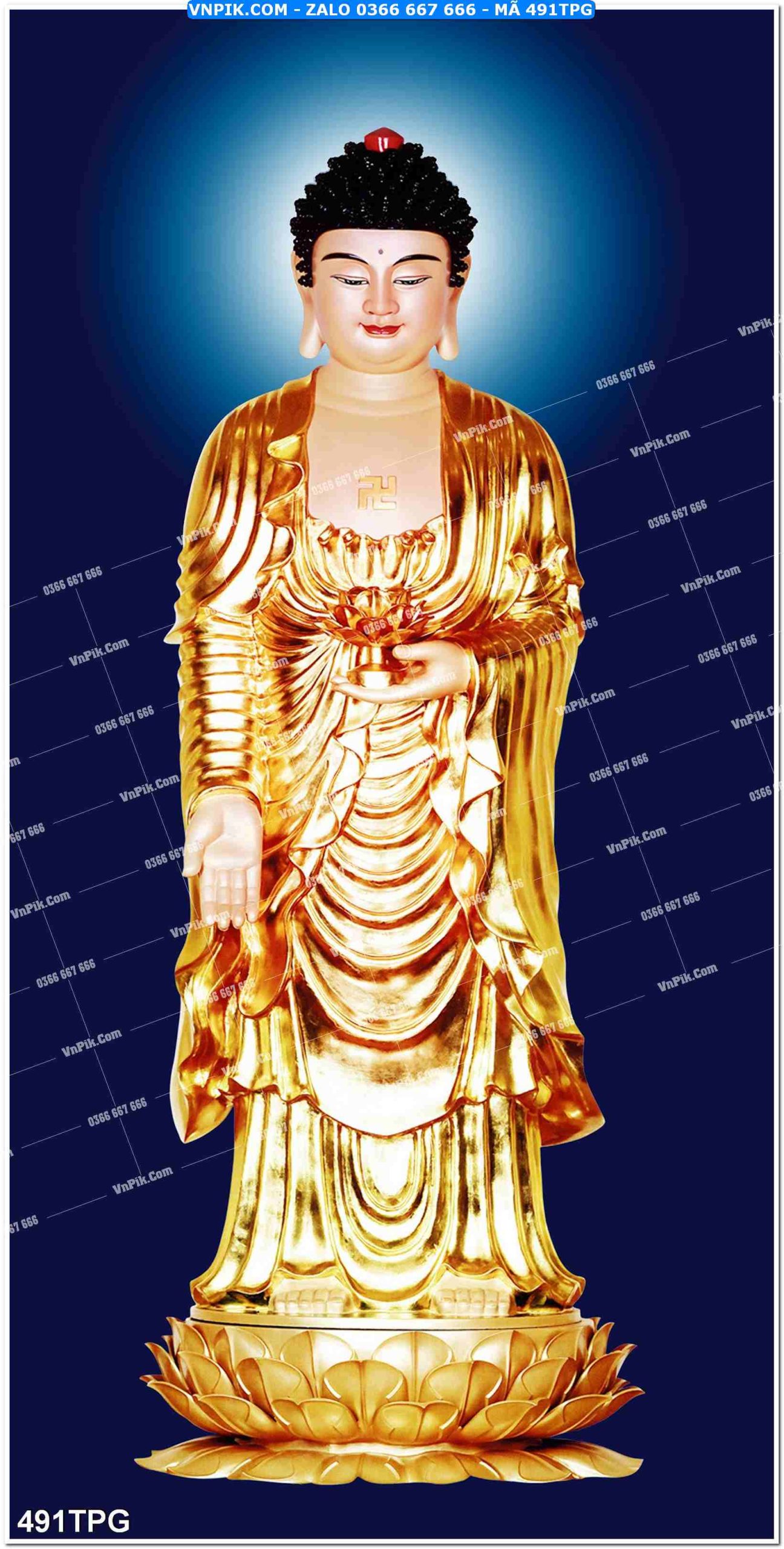 Tranh Phật Giáo Treo Tường – Tranh Bồ Tát Mã File 491TPG