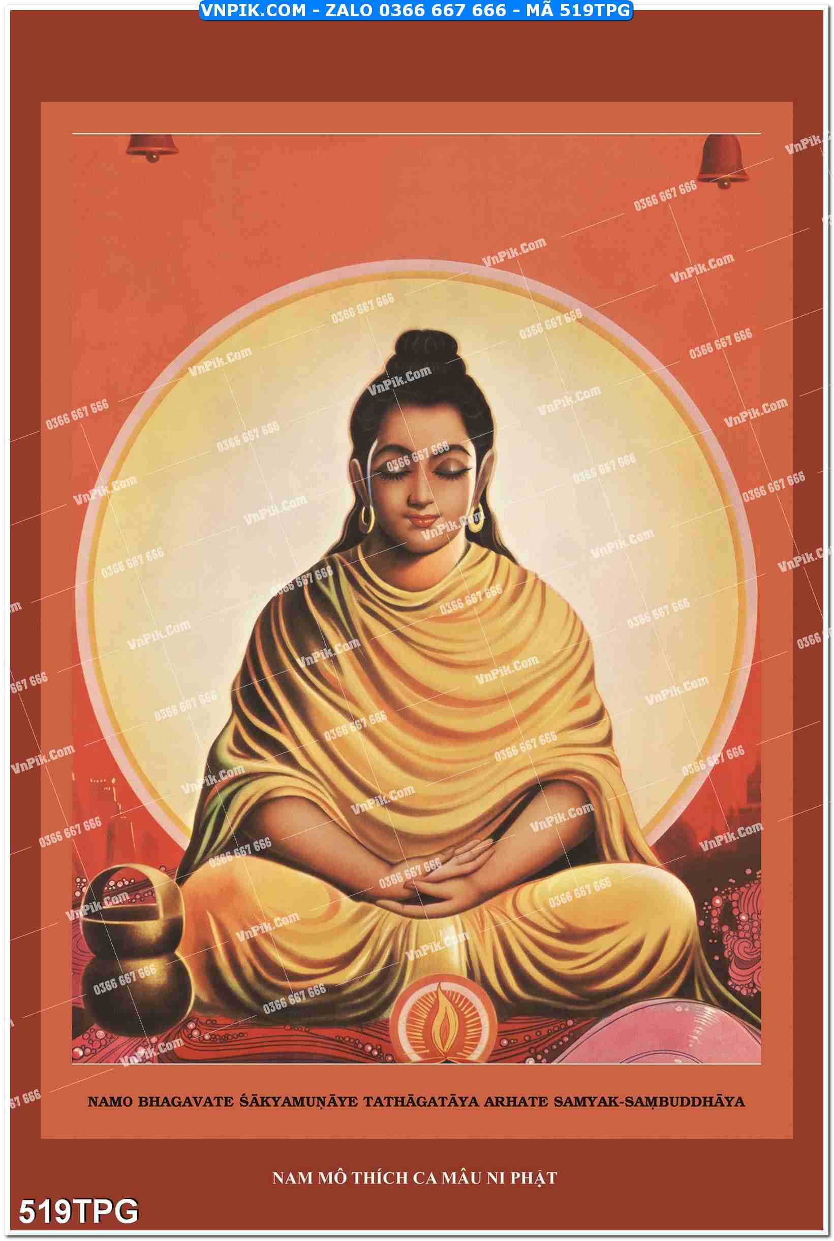 Tranh Phật Giáo Treo Tường – Tranh Bồ Tát Mã File 519TPG