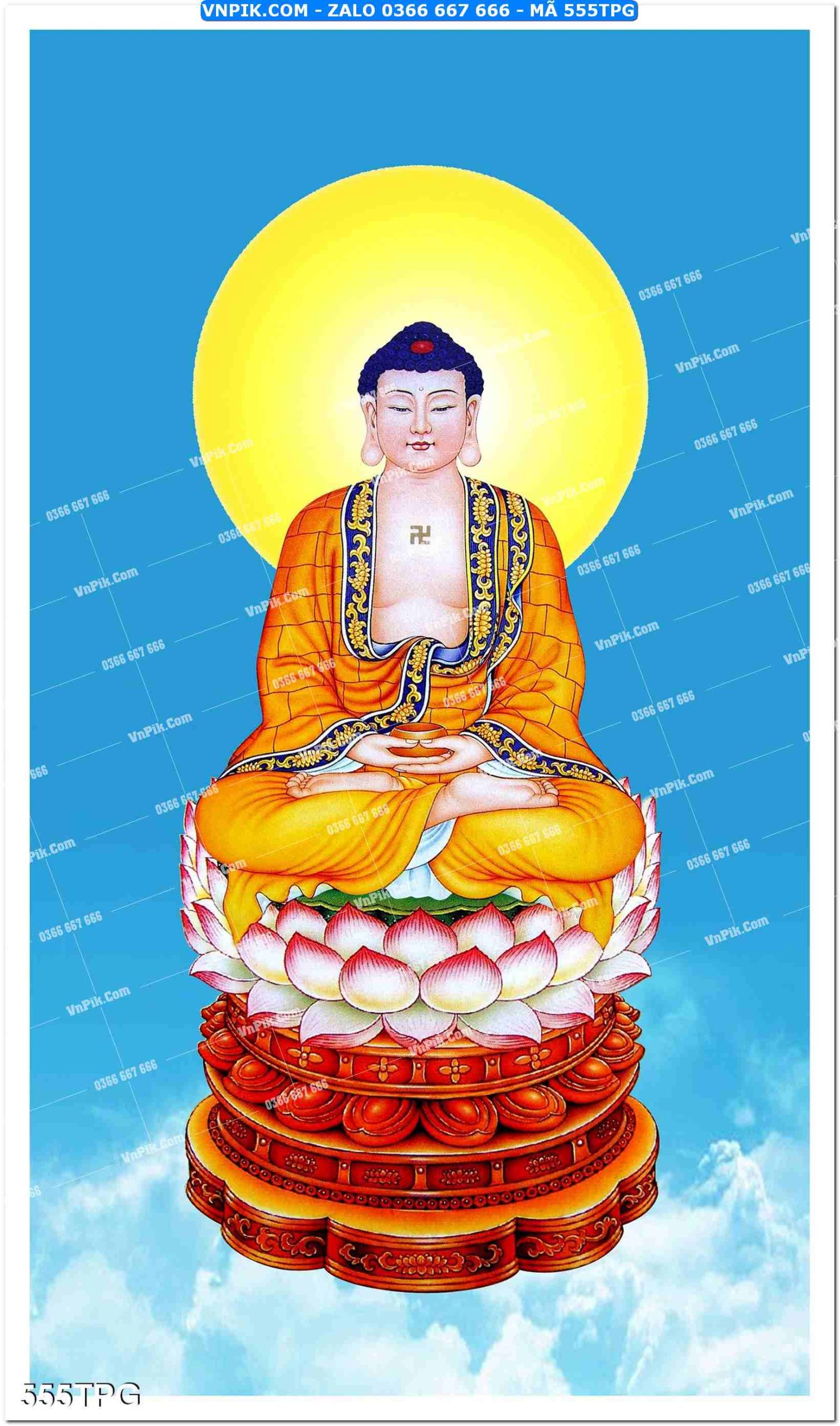 Tranh Phật Giáo Treo Tường – Tranh Bồ Tát Mã File 555TPG