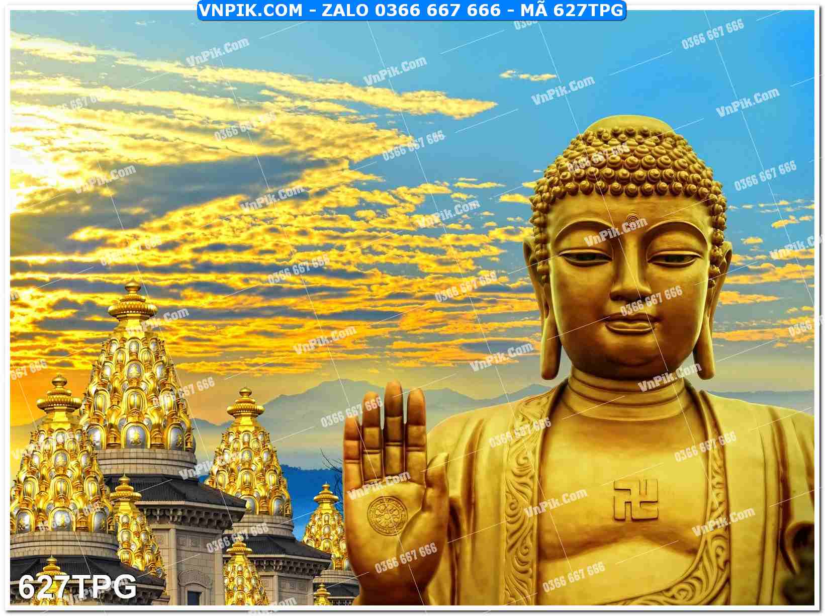 Tranh Phật Giáo Treo Tường – Tranh Bồ Tát Mã File 627TPG