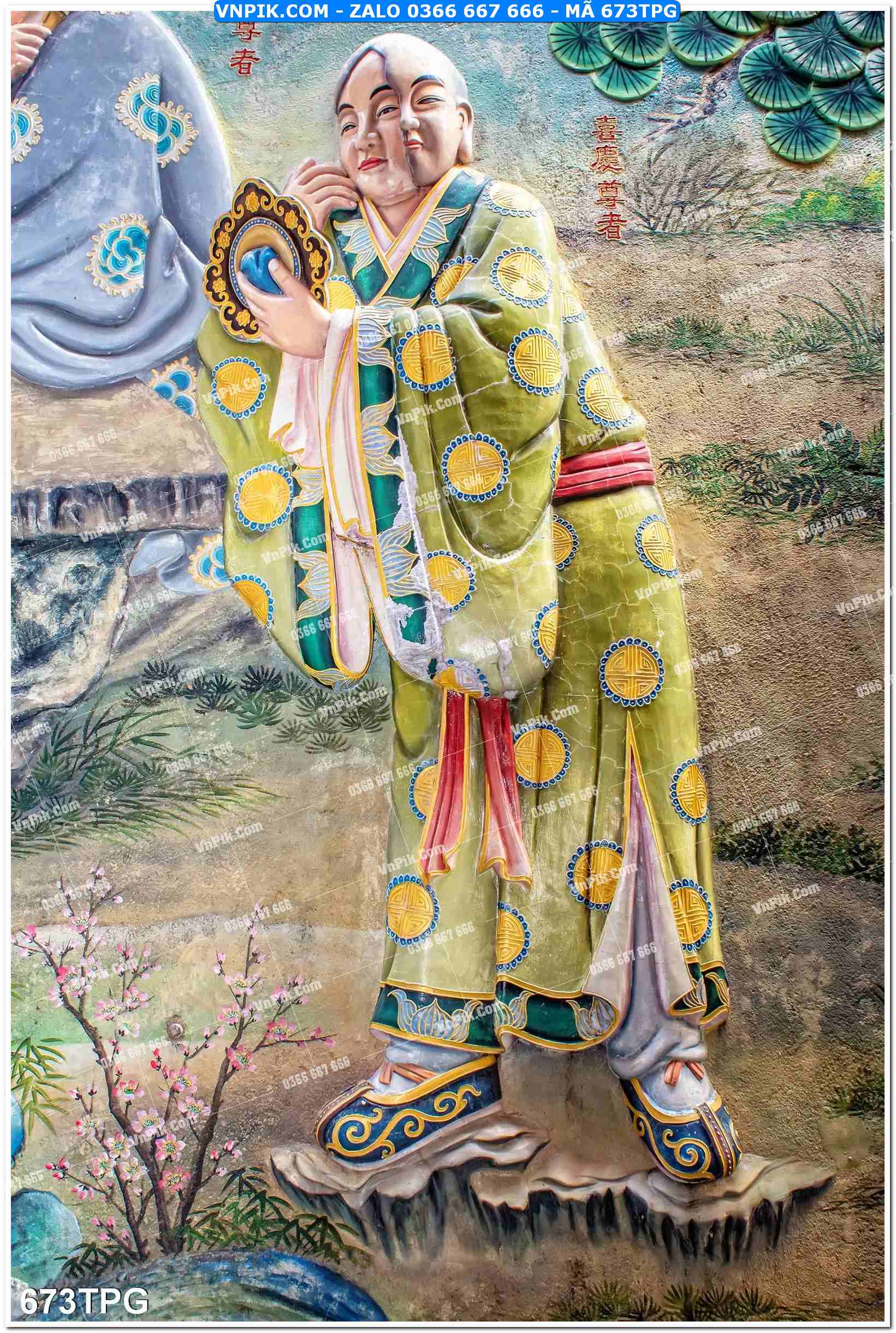 Tranh Phật Giáo Treo Tường – Tranh Bồ Tát Mã File 673TPG