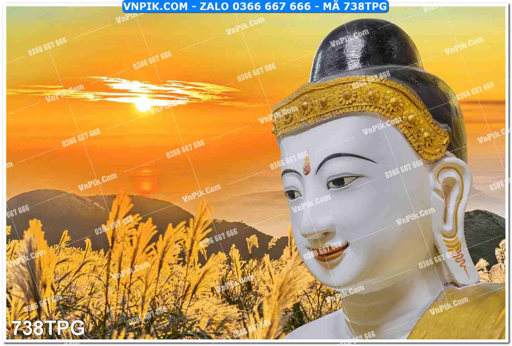 Tranh Phật Giáo Treo Tường – Tranh Bồ Tát Mã File 738TPG