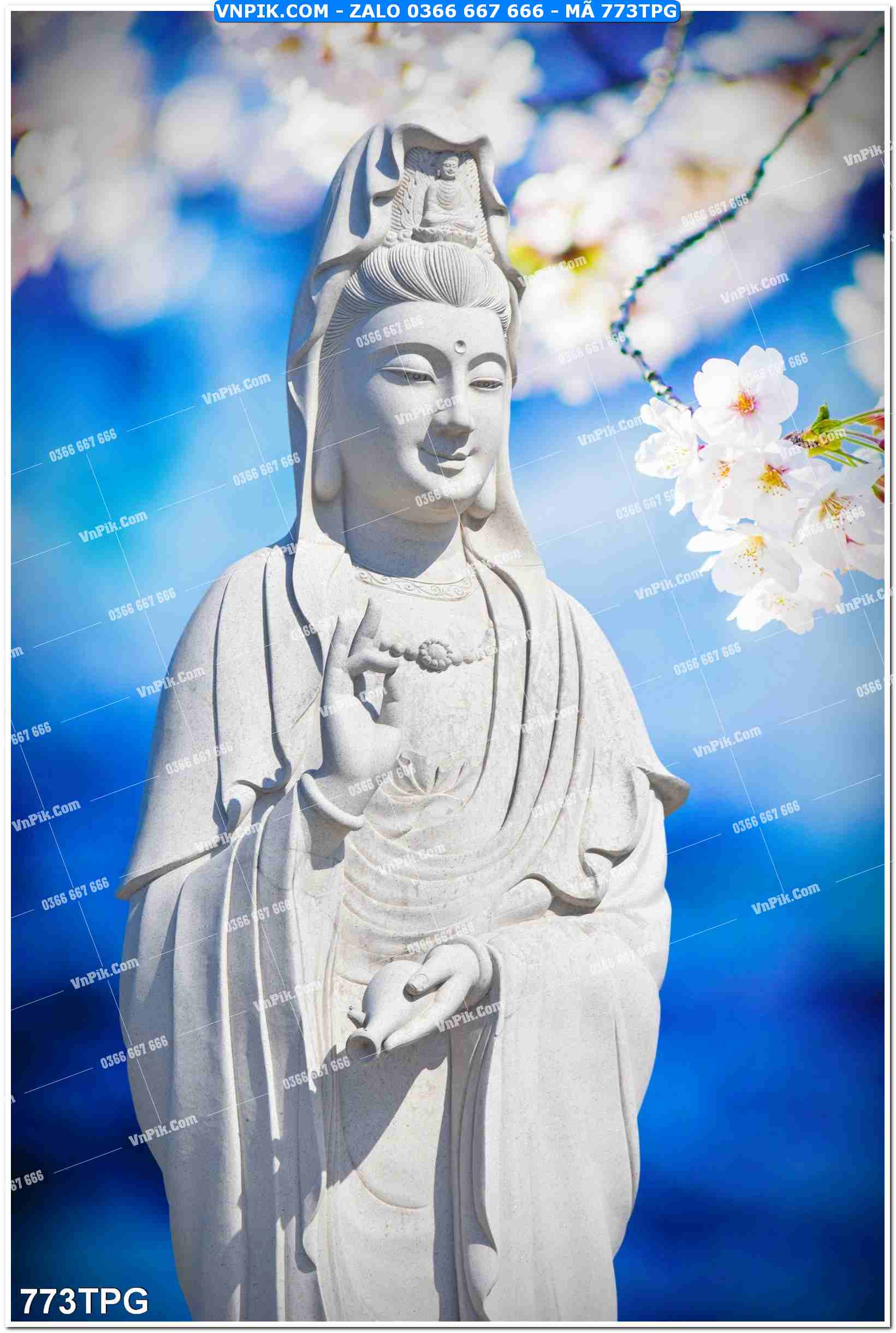 Tranh Phật Giáo Treo Tường – Tranh Bồ Tát Mã File 773TPG