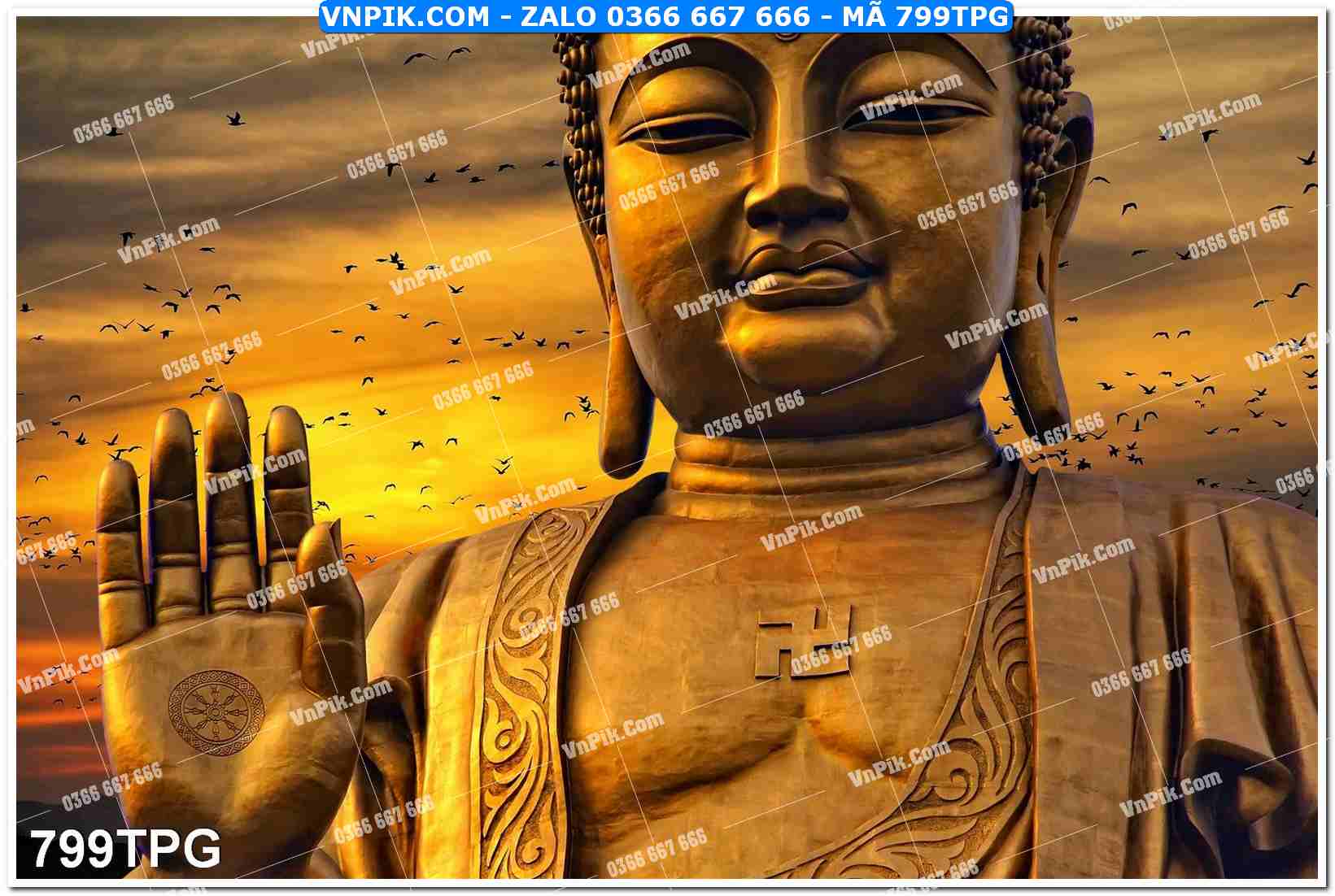 Tranh Phật Giáo Treo Tường – Tranh Bồ Tát Mã File 799TPG