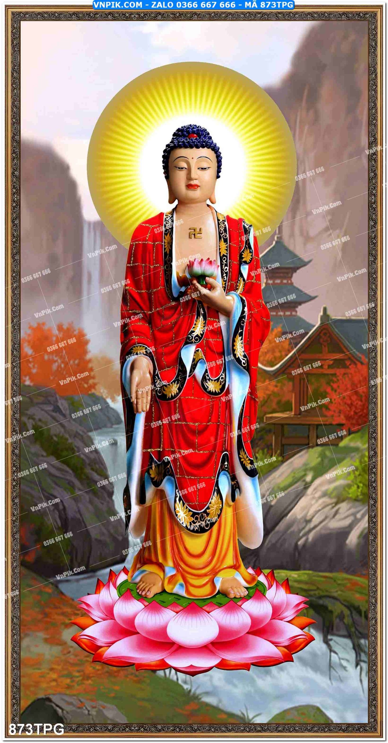 Tranh Phật Giáo Treo Tường – Tranh Bồ Tát Mã File 873TPG