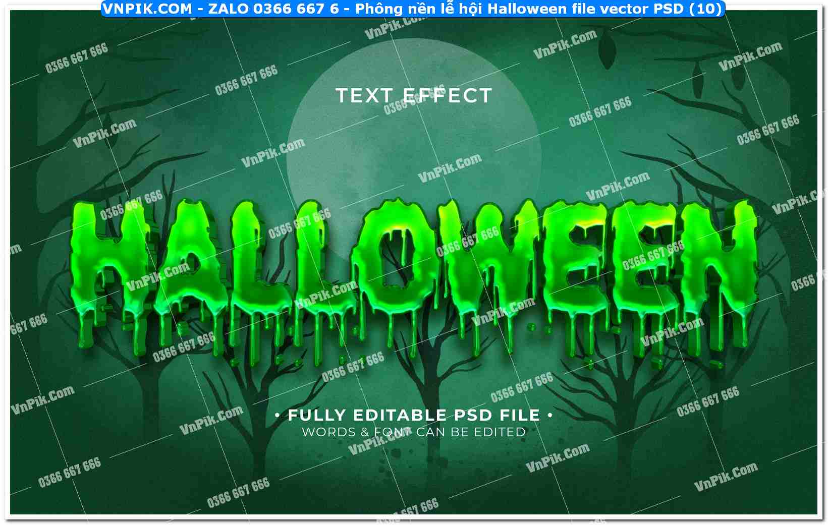 Phông nền lễ hội Halloween file vector PSD (10)
