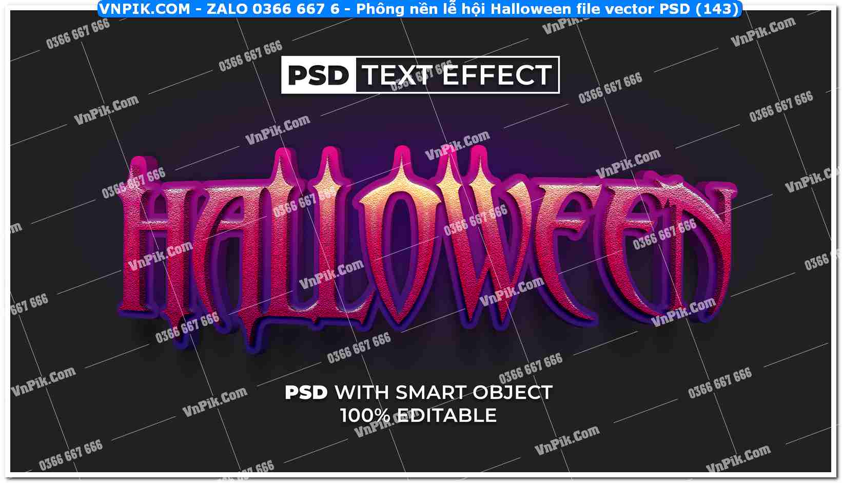 Phông nền lễ hội Halloween file vector PSD (143)