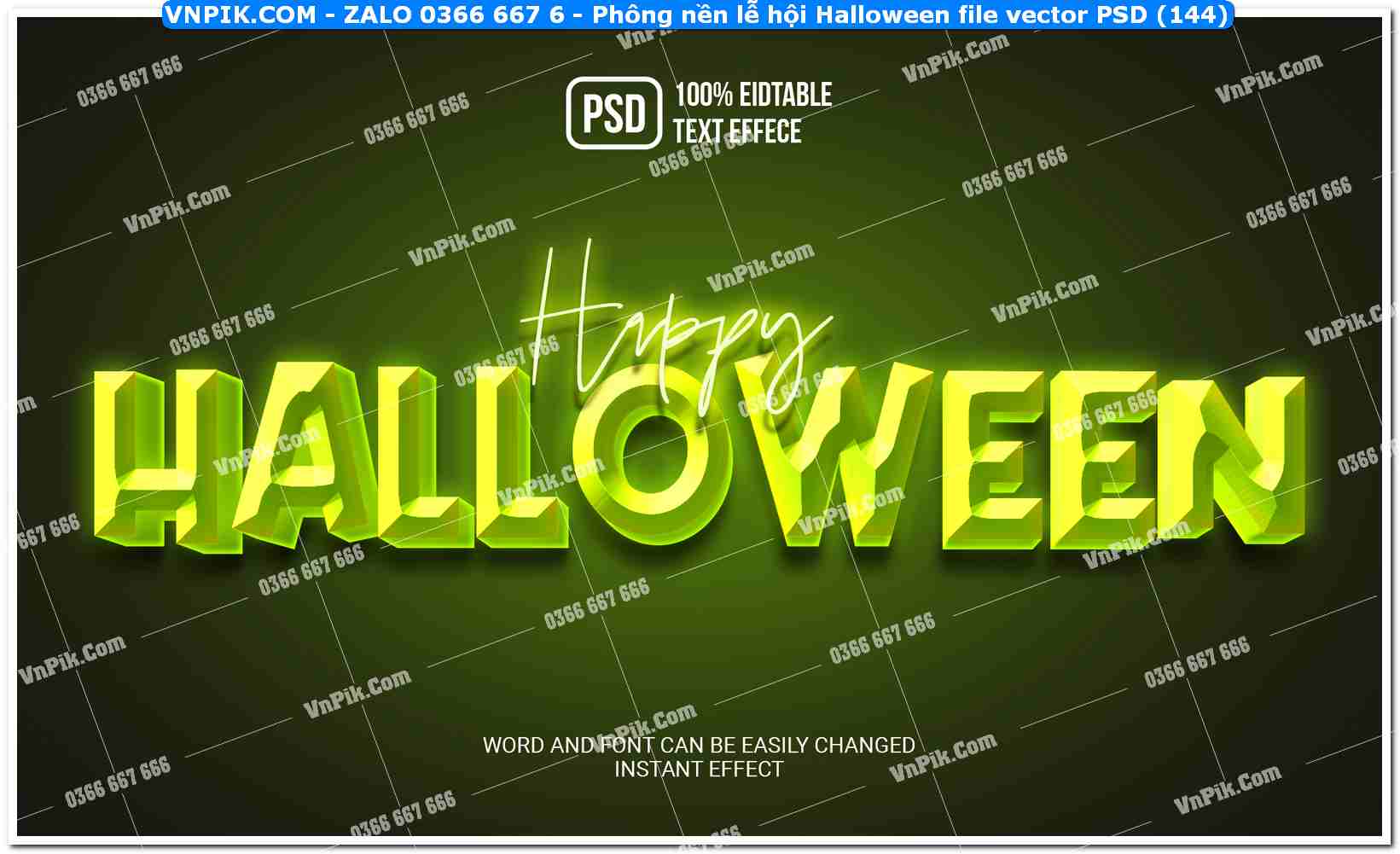 Phông nền lễ hội Halloween file vector PSD (144)