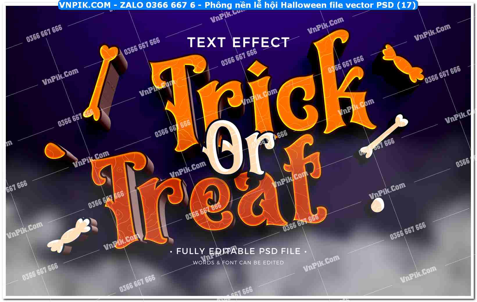 Phông nền lễ hội Halloween file vector PSD (17)