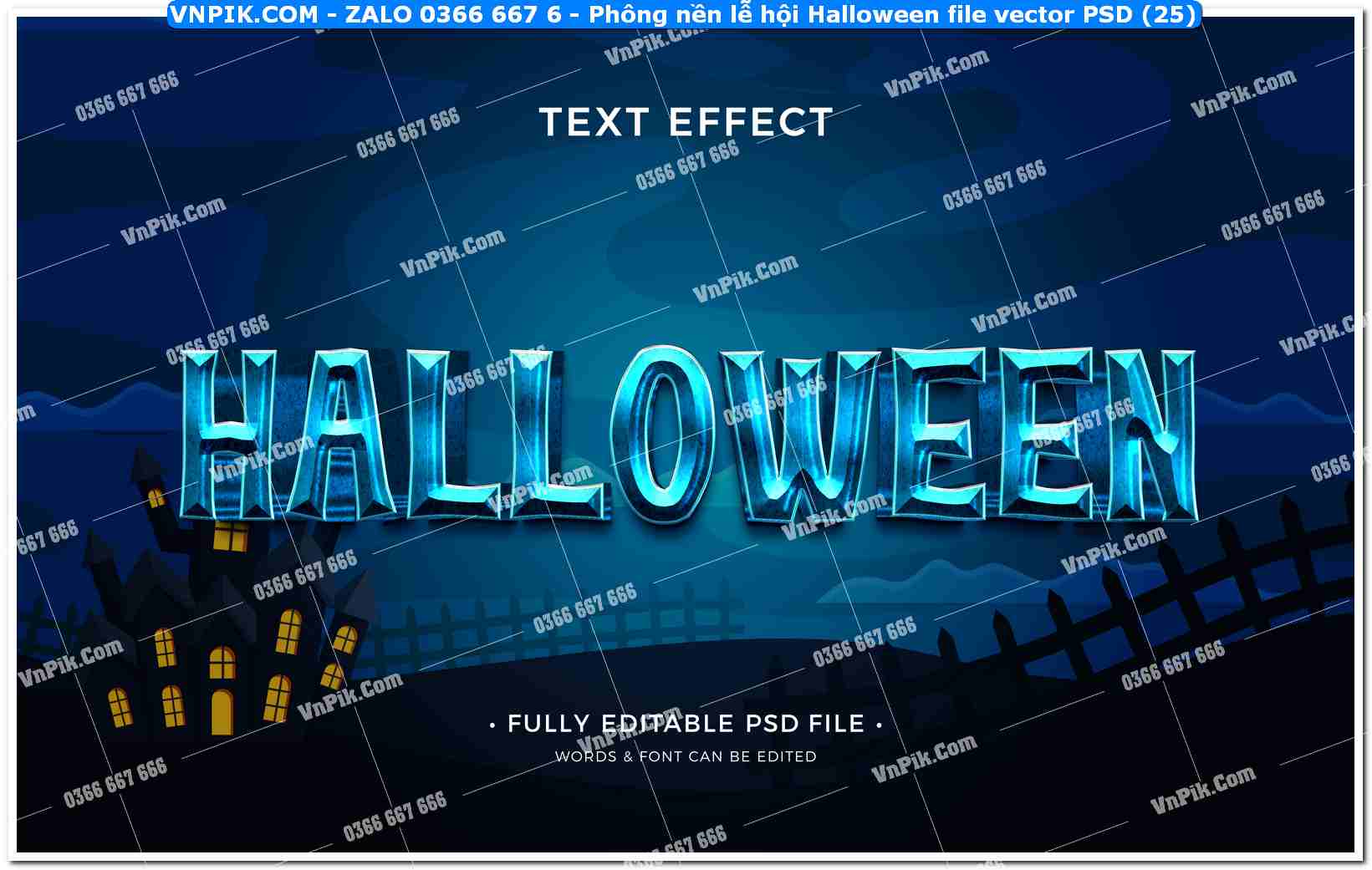 Phông nền lễ hội Halloween file vector PSD (25)