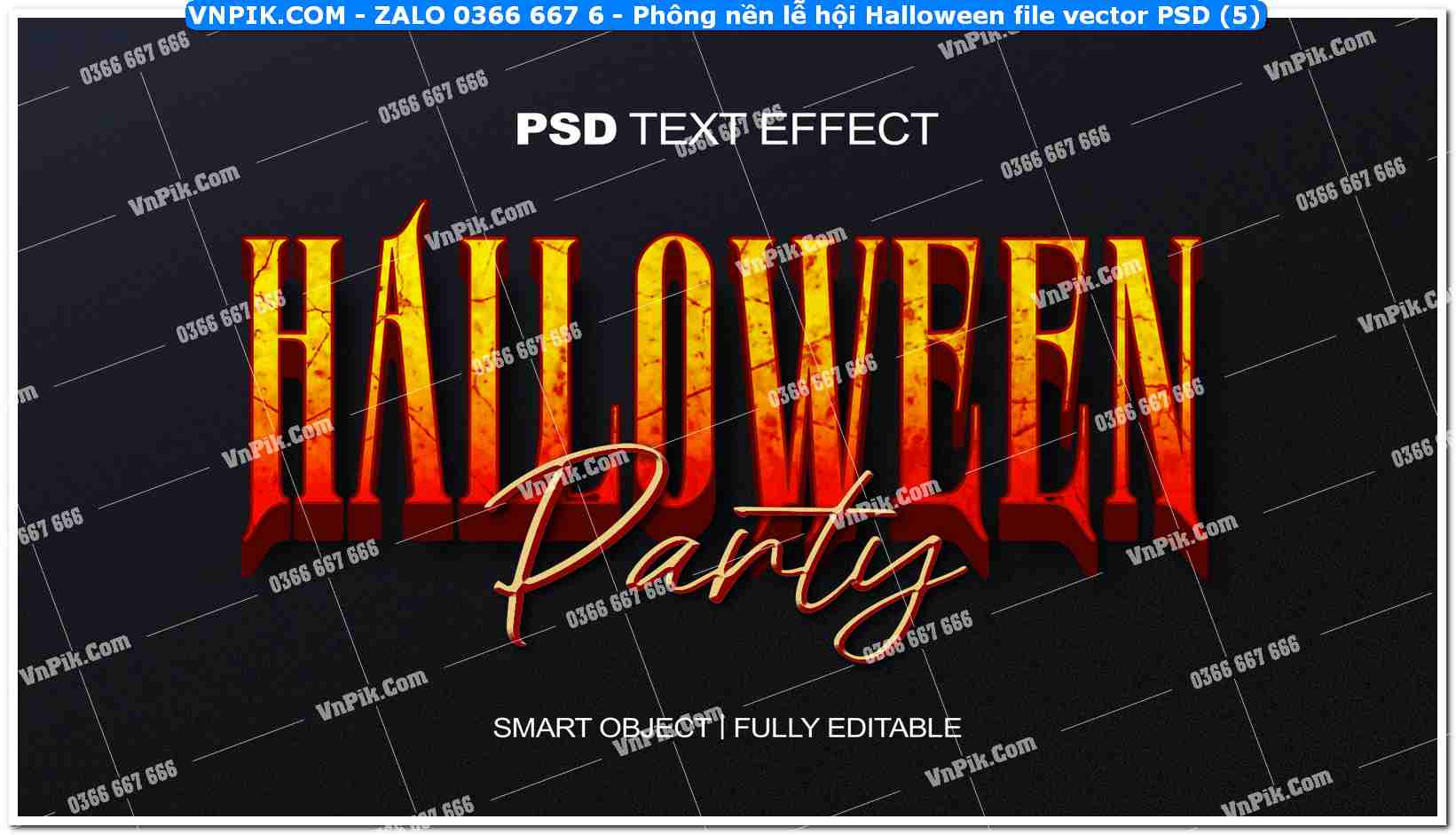 Phông nền lễ hội Halloween file vector PSD (5)