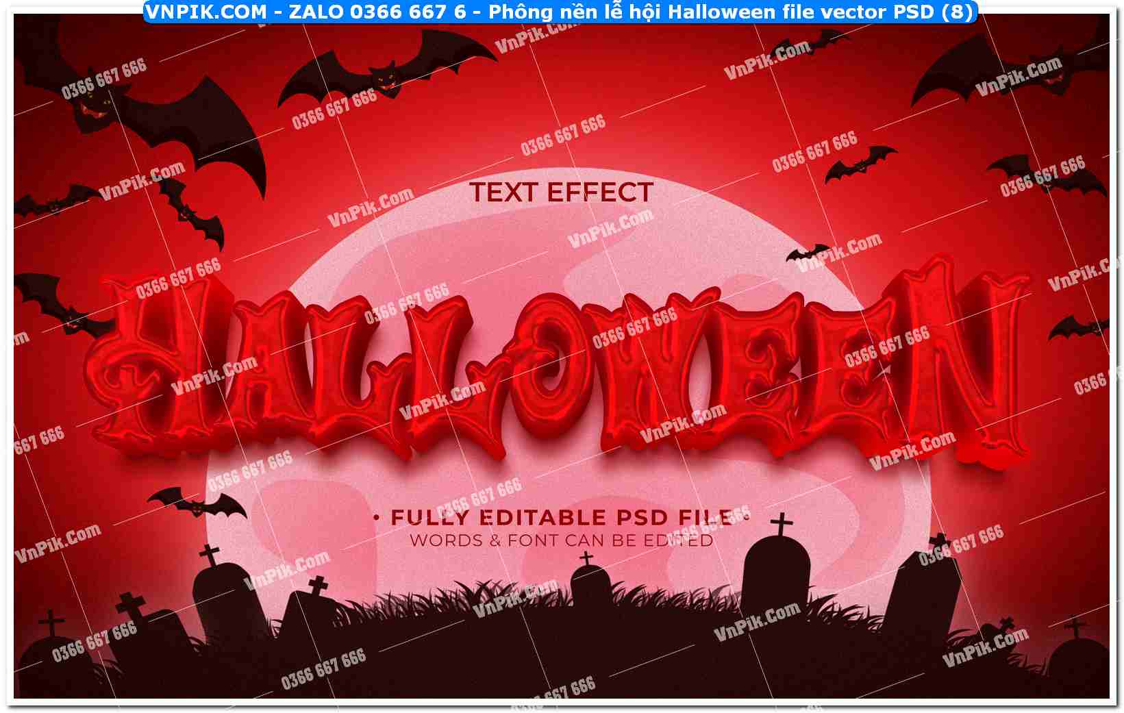 Phông nền lễ hội Halloween file vector PSD (8)