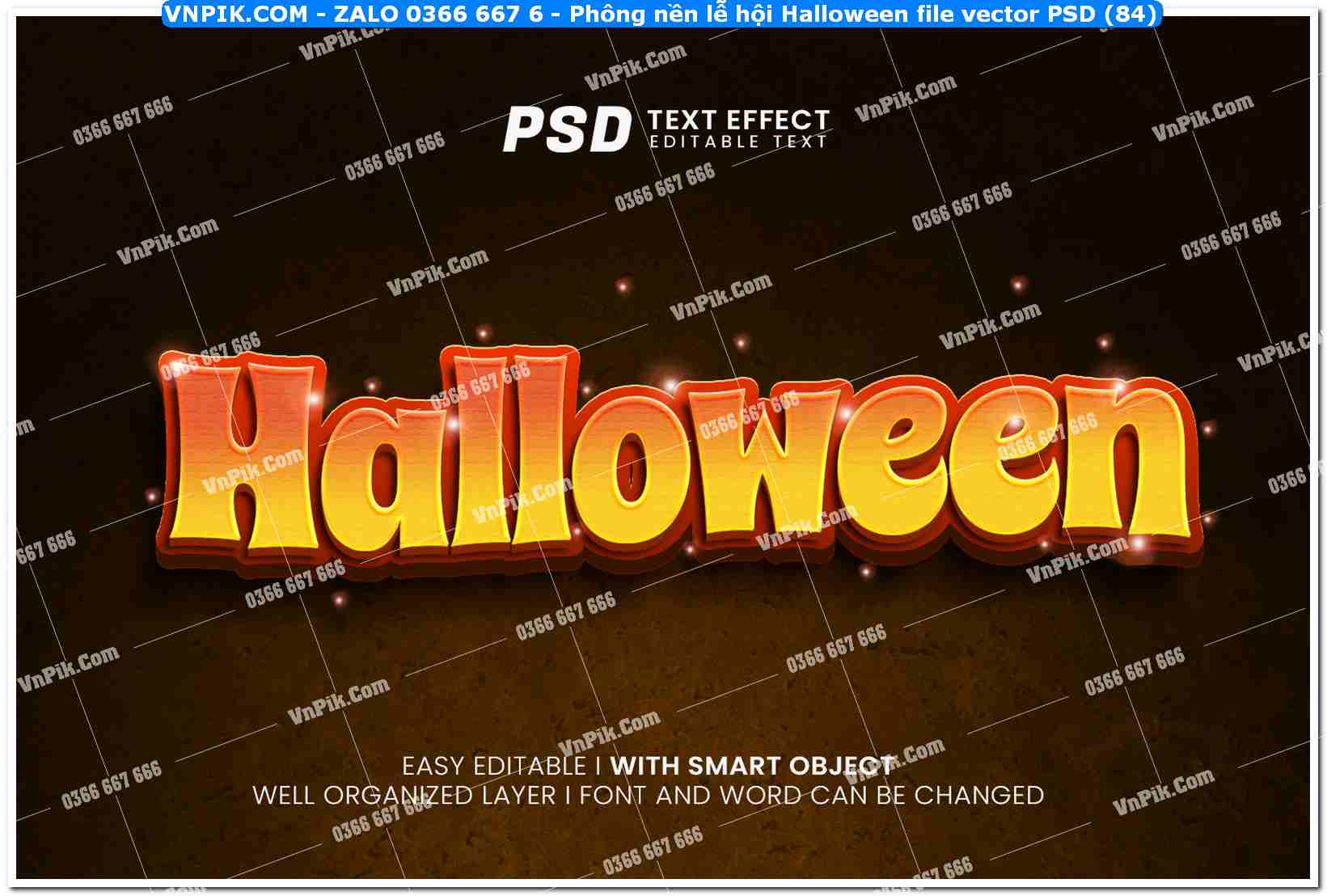 Phông nền lễ hội Halloween file vector PSD (84)