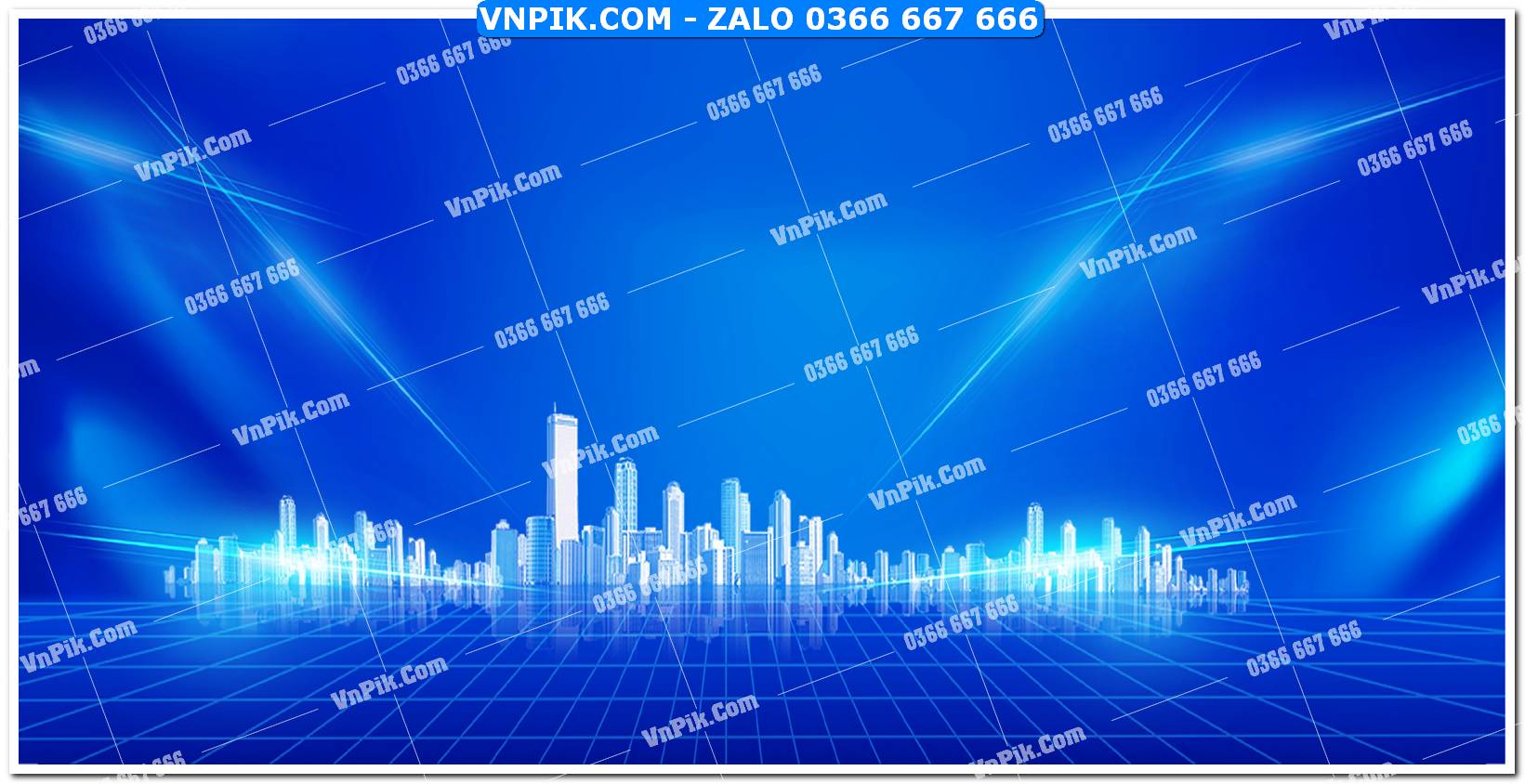 Mẫu phông nền xanh công nghệ (1)