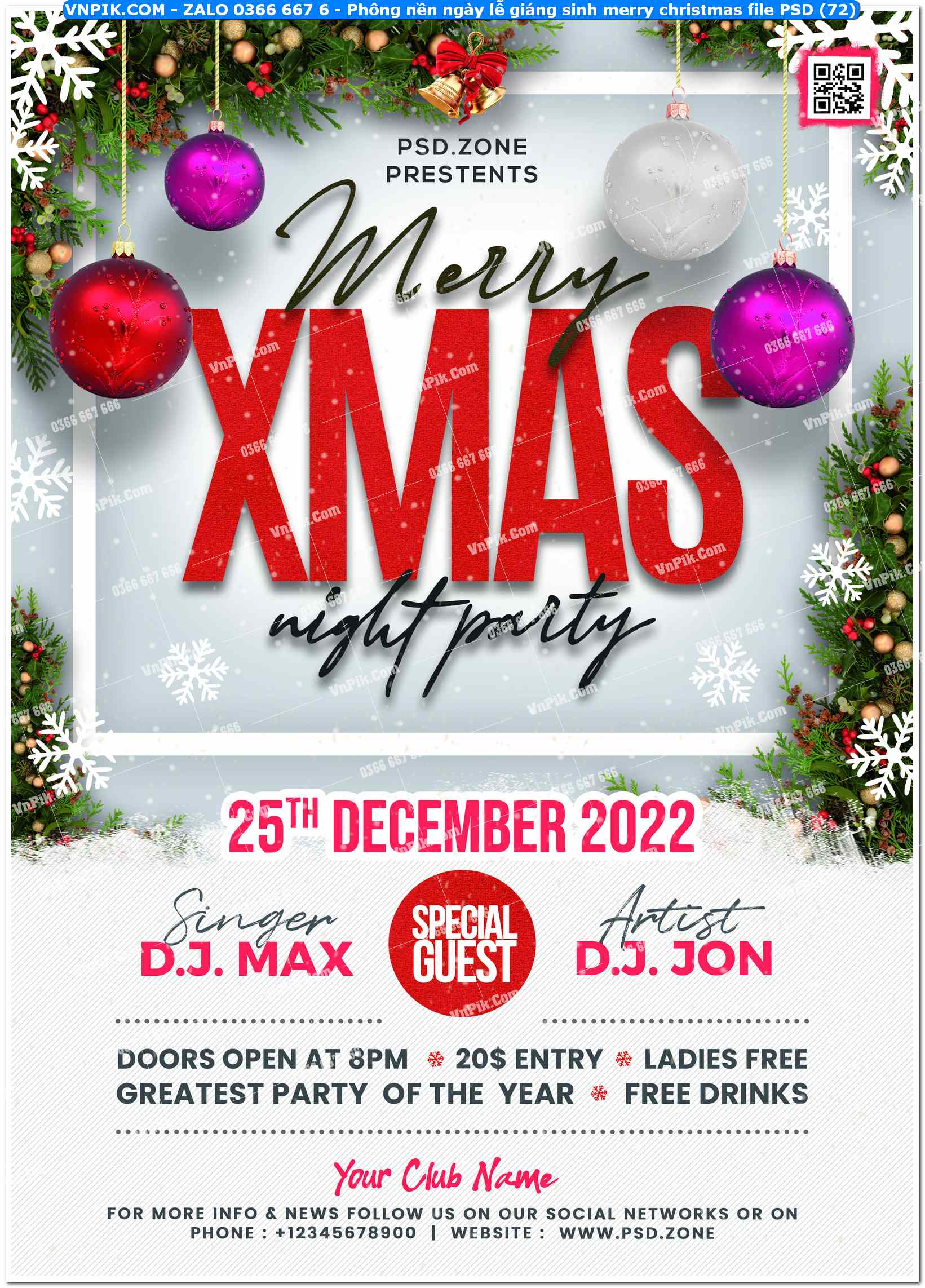 Phông nền ngày lễ giáng sinh merry christmas file PSD (72)
