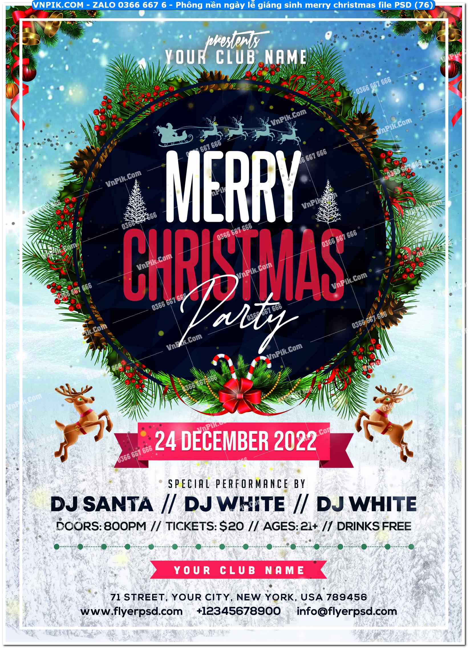 Phông nền ngày lễ giáng sinh merry christmas file PSD (76)