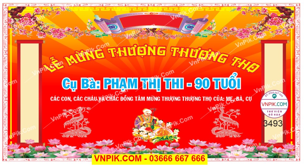 Market lễ mừng thượng thượng thọ cụ bà file corel