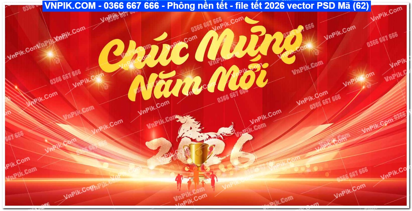 Phông nền tết – file tết 2026 vector PSD Mã (62)