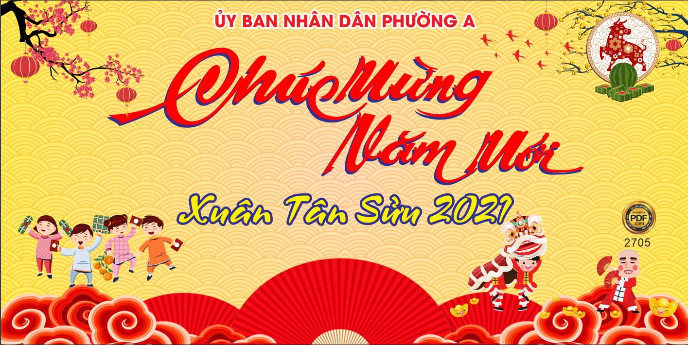 Market hội trường chúc mừng năm mới xuân Tân Sửu 2021 (1)