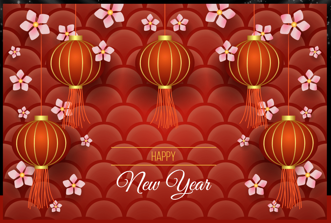 Backdrop Happy New Year 2026 file corel #4