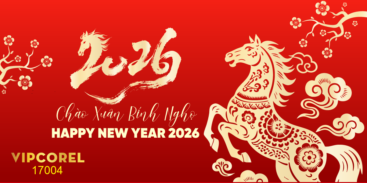 Backdrop Happy New Year 2026 file corel #11