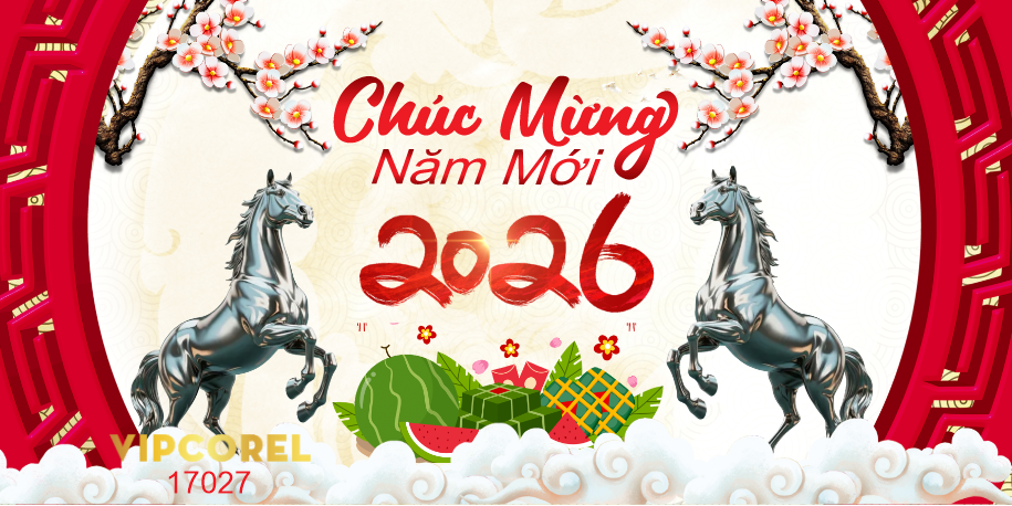 Backdrop Happy New Year 2026 file corel #32