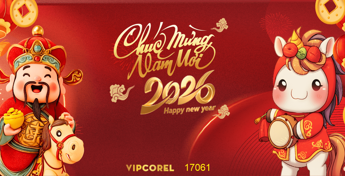 Backdrop Happy New Year 2026 file corel #42