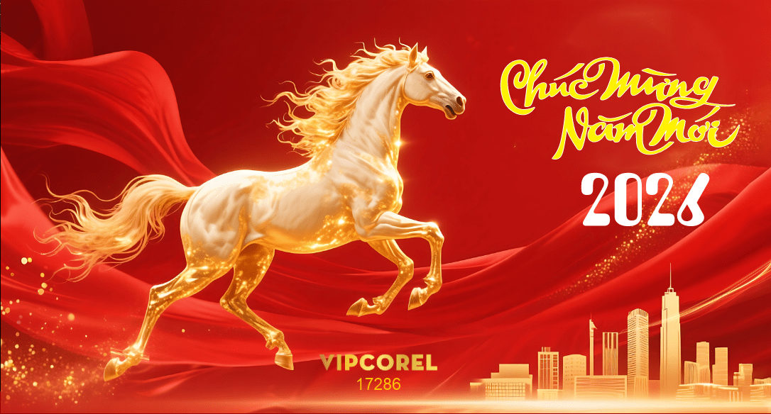 Backdrop Happy New Year 2026 file corel #142