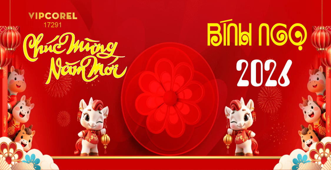 Backdrop Happy New Year 2026 file corel #147