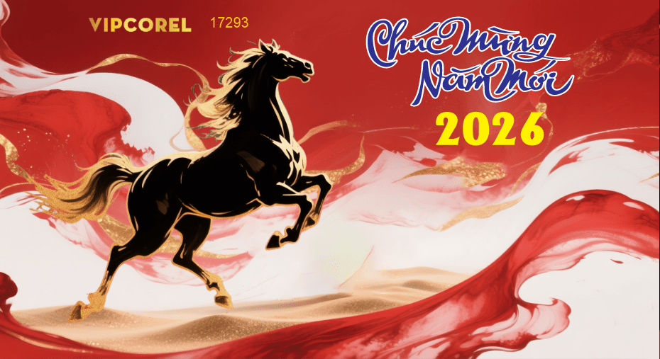 Backdrop Happy New Year 2026 file corel #149