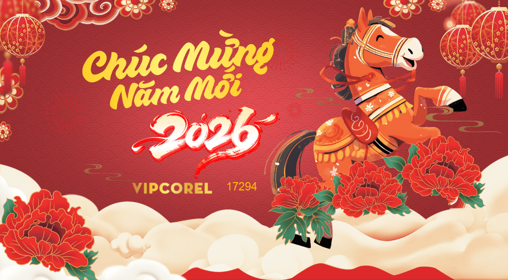 Backdrop Happy New Year 2026 file corel #150